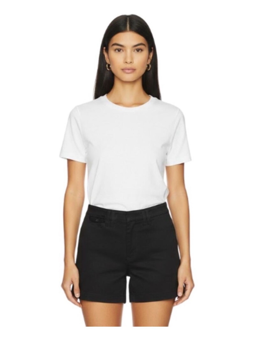 White House Black Market 5” High Rise Sculpt Shorts Black Size 10 Women’s